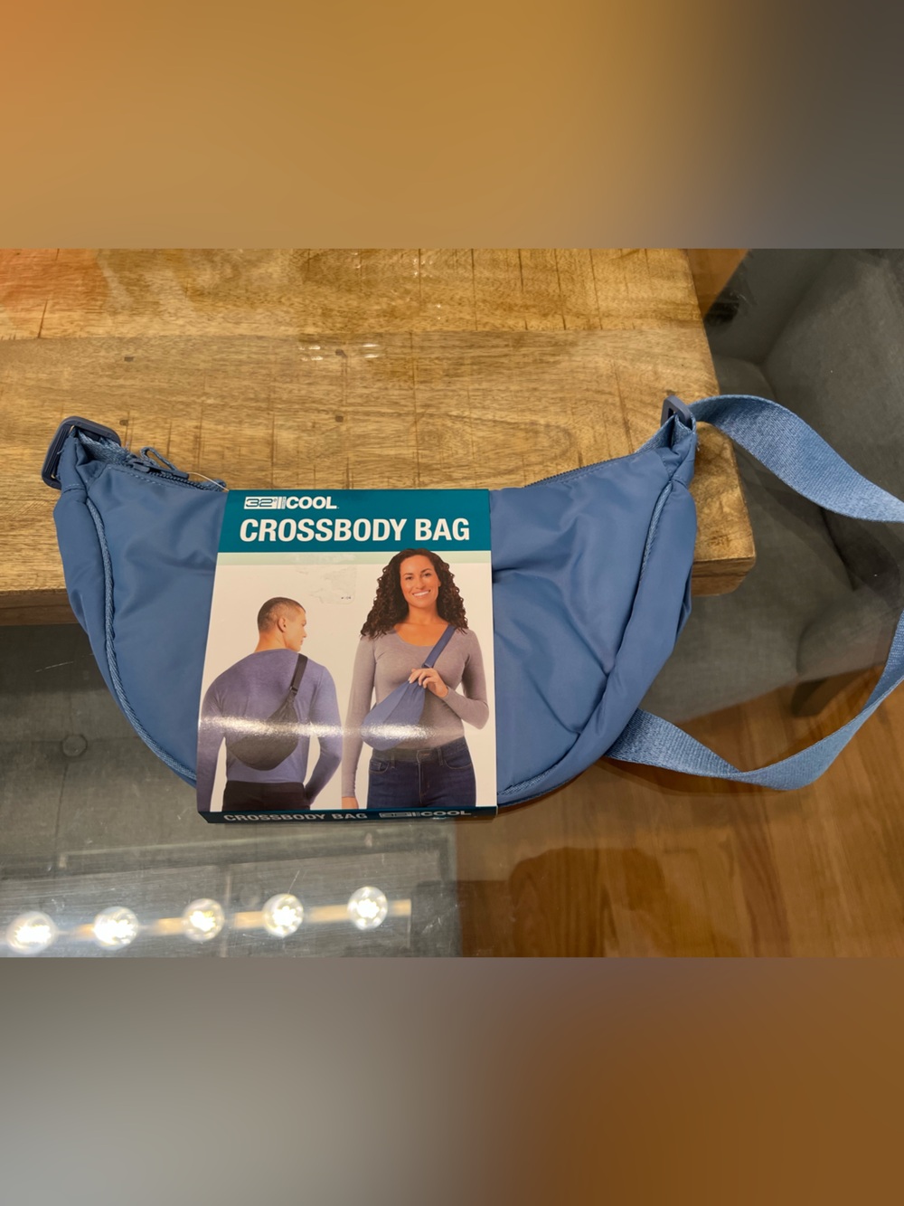 32 degrees Blue Crossbody Belt Bag